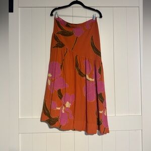 Tropical Floral Skirt